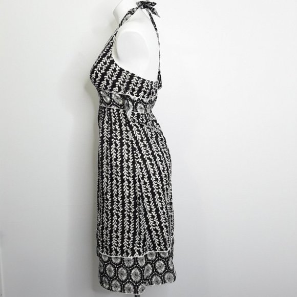 Trixxi | Macys Black / White Halter Top Dress NWT sz 3 - Picture 5 of 7